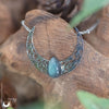 Collier "Artémis" Labradorite - pièce unique - Illustrations & Bijoux fantaisie ClairObscur Art
