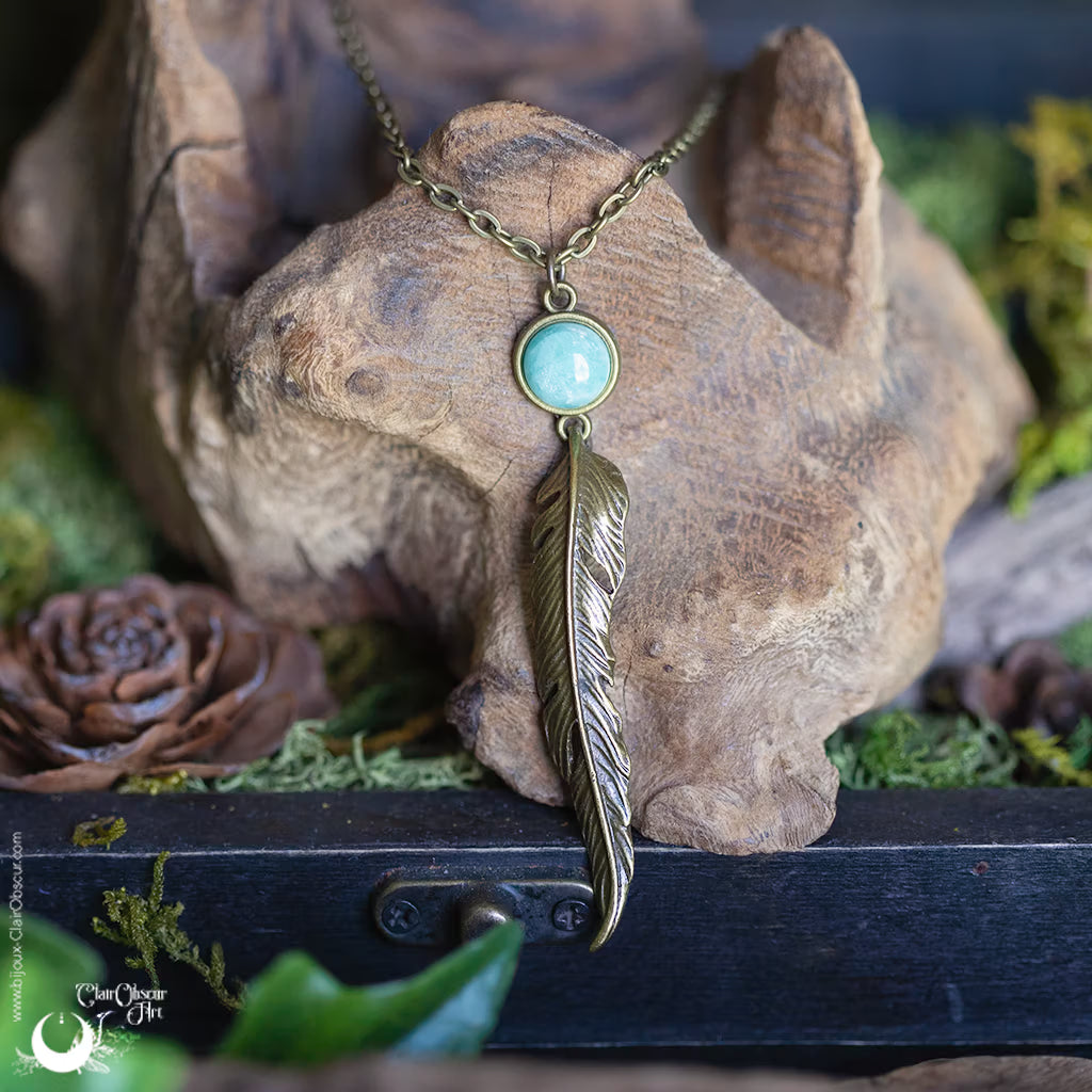 Collier "Ásgard" pierre au choix