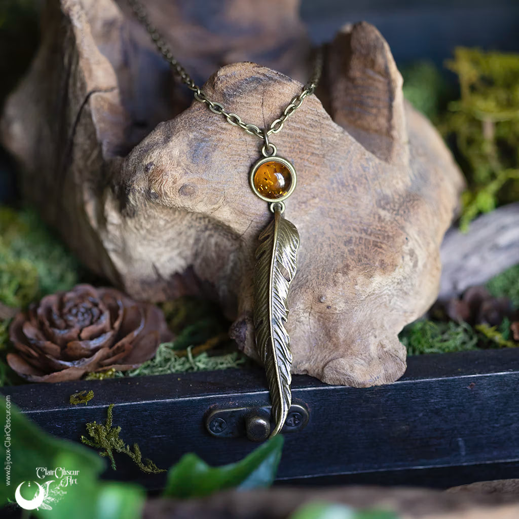 Collier "Ásgard" pierre au choix