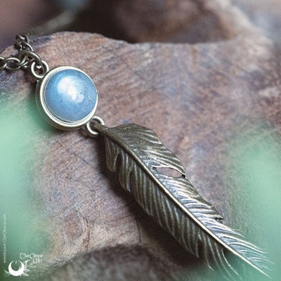 Collier "Ásgard" Labradorite - Illustrations & Bijoux fantaisie ClairObscur Art