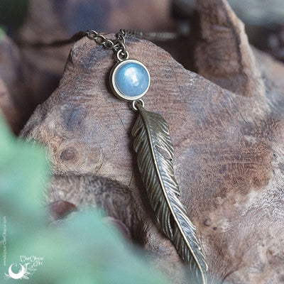Collier "Ásgard" Labradorite - Illustrations & Bijoux fantaisie ClairObscur Art