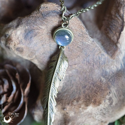 Collier "Ásgard" Labradorite - Illustrations & Bijoux fantaisie ClairObscur Art