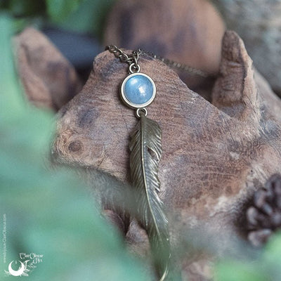 Collier "Ásgard" Labradorite - Illustrations & Bijoux fantaisie ClairObscur Art