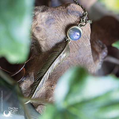 Collier "Ásgard" Labradorite - Illustrations & Bijoux fantaisie ClairObscur Art