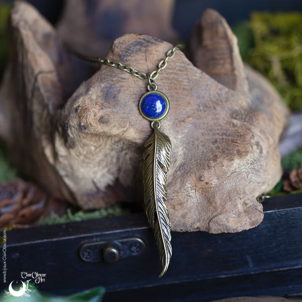 Collier "Ásgard" pierre au choix