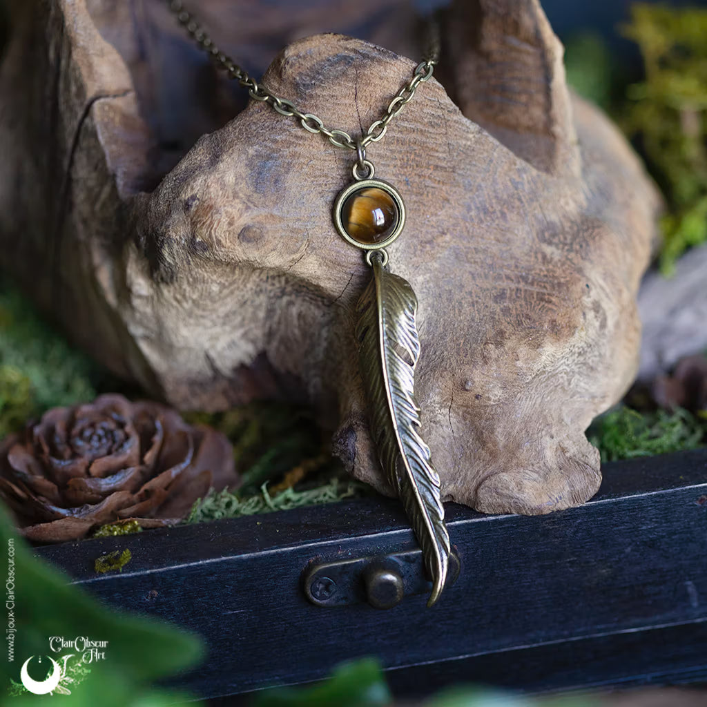 Collier "Ásgard" pierre au choix