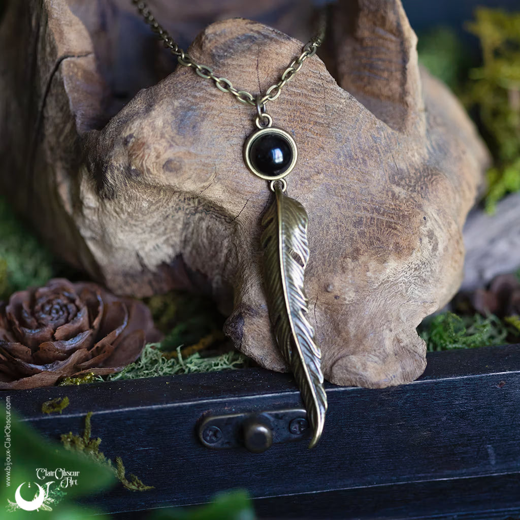 Collier "Ásgard" pierre au choix