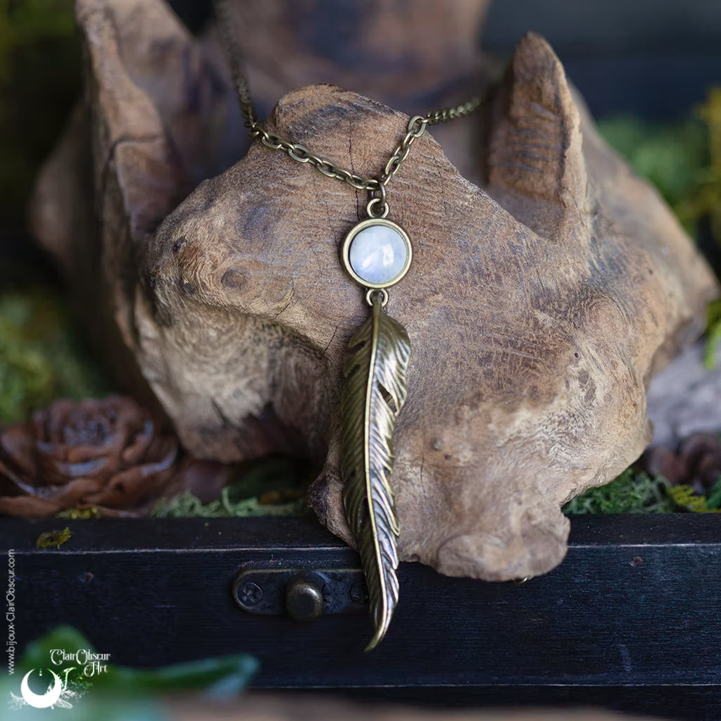 Collier "Ásgard" pierre au choix