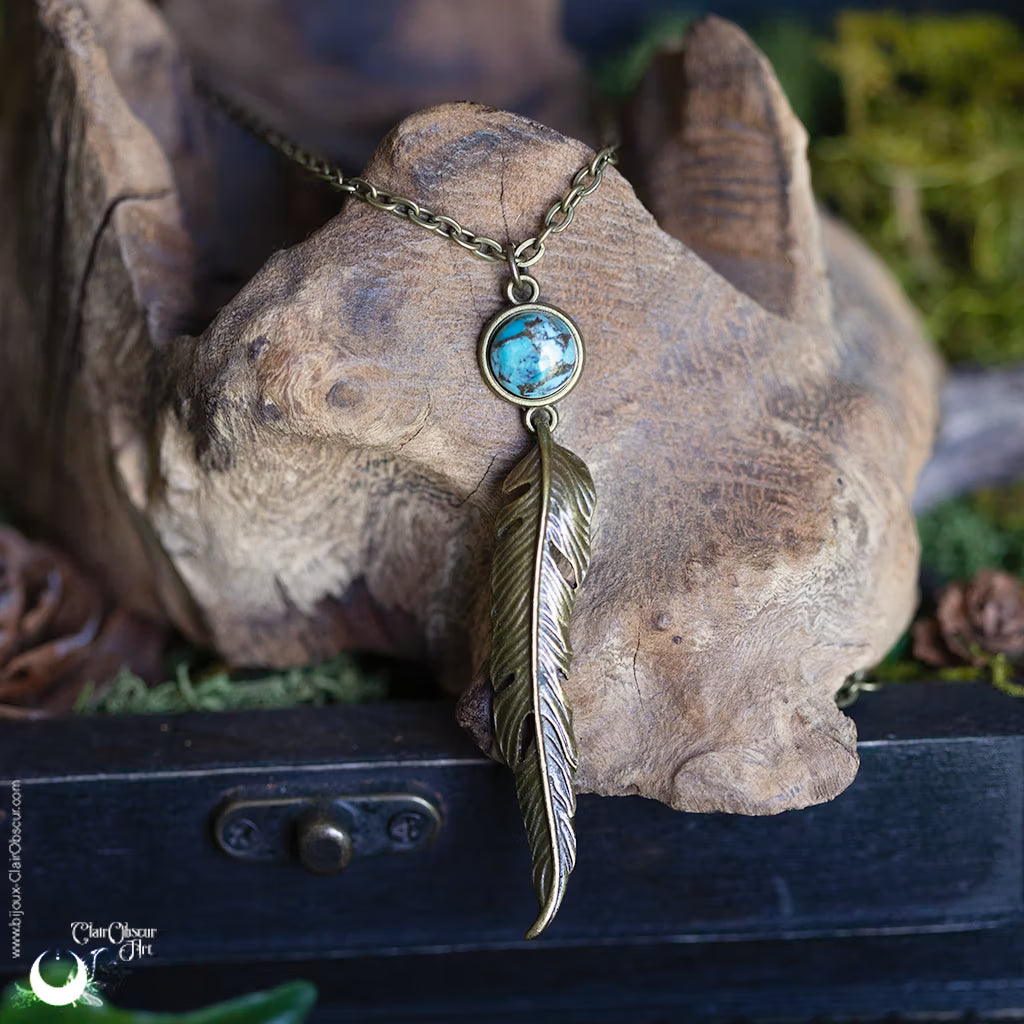 Collier "Ásgard" pierre au choix