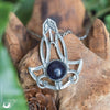 Collier "Astrea" Blue SandStone - Pièce unique ! - Illustrations & Bijoux fantaisie ClairObscur Art