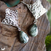 Collier "Butterfly" Séraphinite - Deux exemplaires - Illustrations & Bijoux fantaisie ClairObscur Art