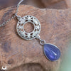 Collier "Calliope" Tanzanite - pièce unique - Illustrations & Bijoux fantaisie ClairObscur Art