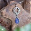 Collier "Calliope" Tanzanite - pièce unique - Illustrations & Bijoux fantaisie ClairObscur Art
