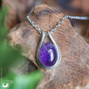 Collier "Éiréné" Améthyste en Argent 925 - Illustrations & Bijoux fantaisie ClairObscur Art