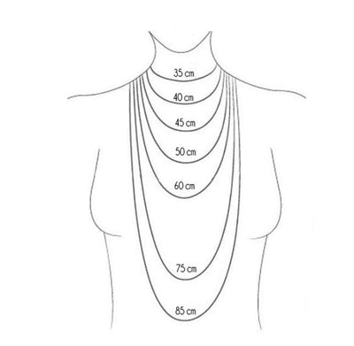 Collier "Eldora" Labradorite goutte facettée - Illustrations & Bijoux fantaisie ClairObscur Art