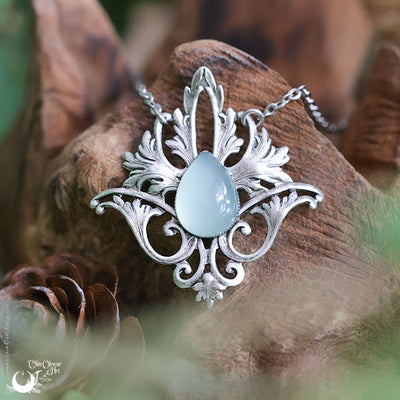 Collier Elfique "Elwing" pierre au choix