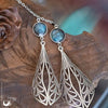 Collier "Faela" Labradorite facettée - Illustrations & Bijoux fantaisie ClairObscur Art
