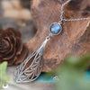 Collier "Faela" Labradorite facettée - Illustrations & Bijoux fantaisie ClairObscur Art