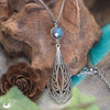 Collier "Faela" Labradorite facettée - Illustrations & Bijoux fantaisie ClairObscur Art