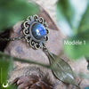 Collier Fantaisie "Gaïa" Labradorite - 3 exemplaires - Illustrations & Bijoux fantaisie ClairObscur Art