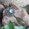Collier Fantaisie "Gaïa" Labradorite - 3 exemplaires - Illustrations & Bijoux fantaisie ClairObscur Art