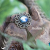 Collier Fantaisie "Gaïa" Labradorite - 3 exemplaires - Illustrations & Bijoux fantaisie ClairObscur Art