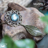 Collier Fantaisie "Gaïa" Labradorite - 3 exemplaires - Illustrations & Bijoux fantaisie ClairObscur Art