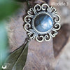 Collier Fantaisie "Gaïa" Labradorite - 3 exemplaires - Illustrations & Bijoux fantaisie ClairObscur Art