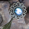Collier Fantaisie "Gaïa" Labradorite - 3 exemplaires - Illustrations & Bijoux fantaisie ClairObscur Art