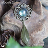 Collier Fantaisie "Gaïa" Labradorite - 3 exemplaires - Illustrations & Bijoux fantaisie ClairObscur Art