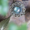 Collier Fantaisie "Gaïa" Labradorite - 3 exemplaires - Illustrations & Bijoux fantaisie ClairObscur Art