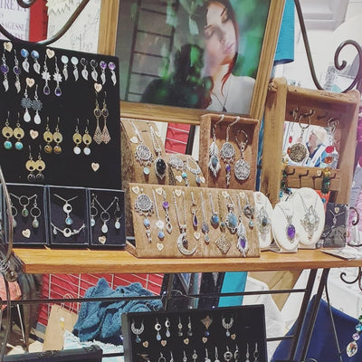 Collier Fantaisie Oeil de Tigre, pièce unique - Illustrations & Bijoux fantaisie ClairObscur Art