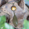Collier Fantaisie Oeil de Tigre, pièce unique - Illustrations & Bijoux fantaisie ClairObscur Art