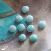 Collier "Héra" Amazonite, acier inoxydable - Illustrations & Bijoux fantaisie ClairObscur Art
