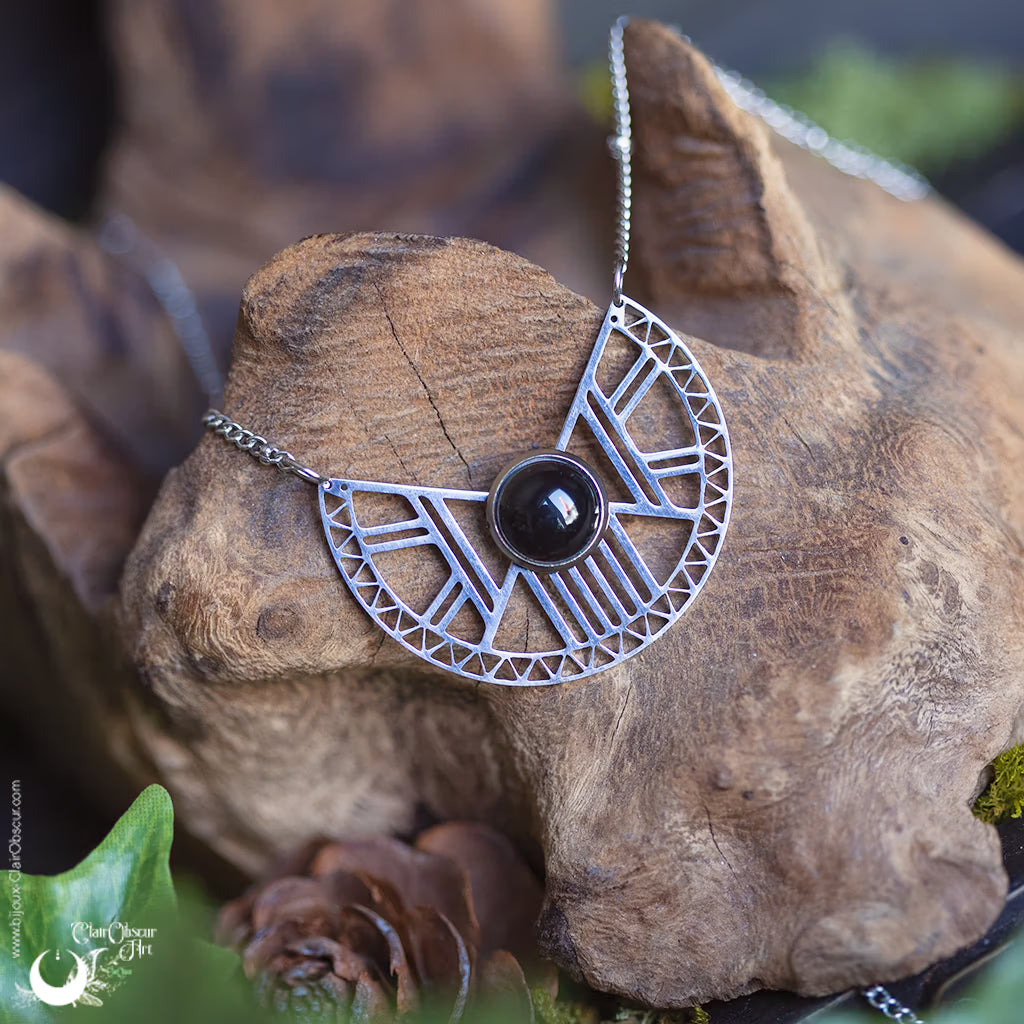 Collier "Héra" pierre au choix