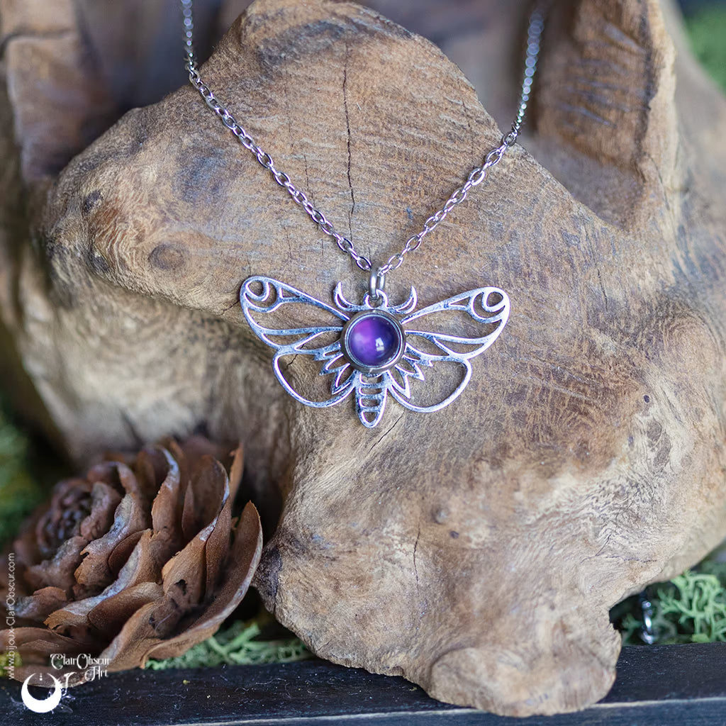 Collier "Psyché" pierre au choix