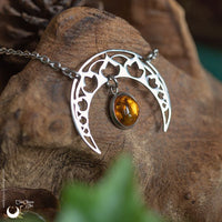 Collier "SIRONA" Ambre de la mer Baltique - Illustrations & Bijoux fantaisie ClairObscur Art