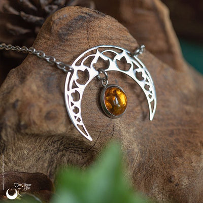 Collier "SIRONA" Ambre de la mer Baltique - Illustrations & Bijoux fantaisie ClairObscur Art
