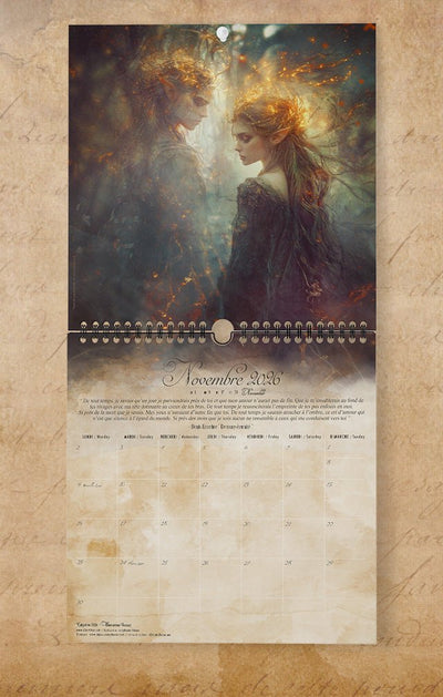 [Précommande] Calendrier Fantasy 2026 ClairObscur Art - Illustrations & Bijoux fantaisie ClairObscur Art