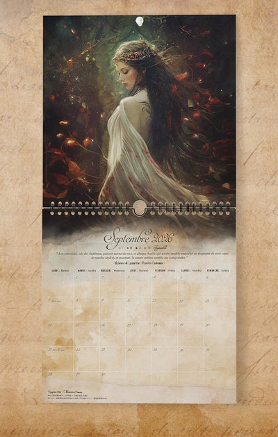 [Précommande] Calendrier Fantasy 2026 ClairObscur Art - Illustrations & Bijoux fantaisie ClairObscur Art