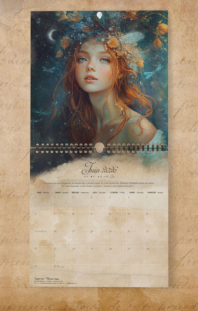[Précommande] Calendrier Fantasy 2026 ClairObscur Art - Illustrations & Bijoux fantaisie ClairObscur Art