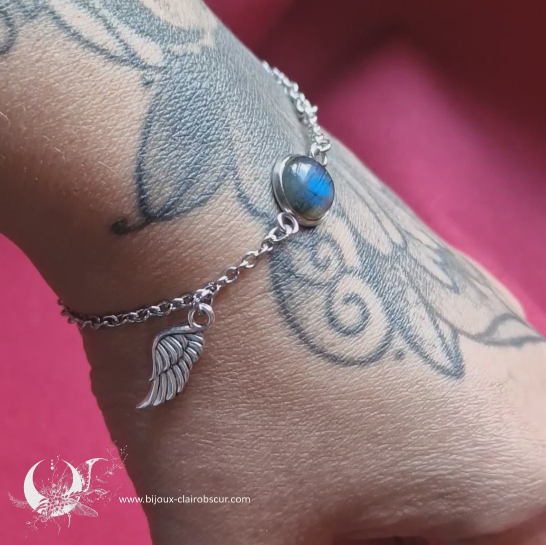 Bracelet Fantaisie, pierre au choix - Personnalisable et ajustable