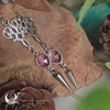 Boucles d'Oreilles "Amarantha" Améthyste facettée