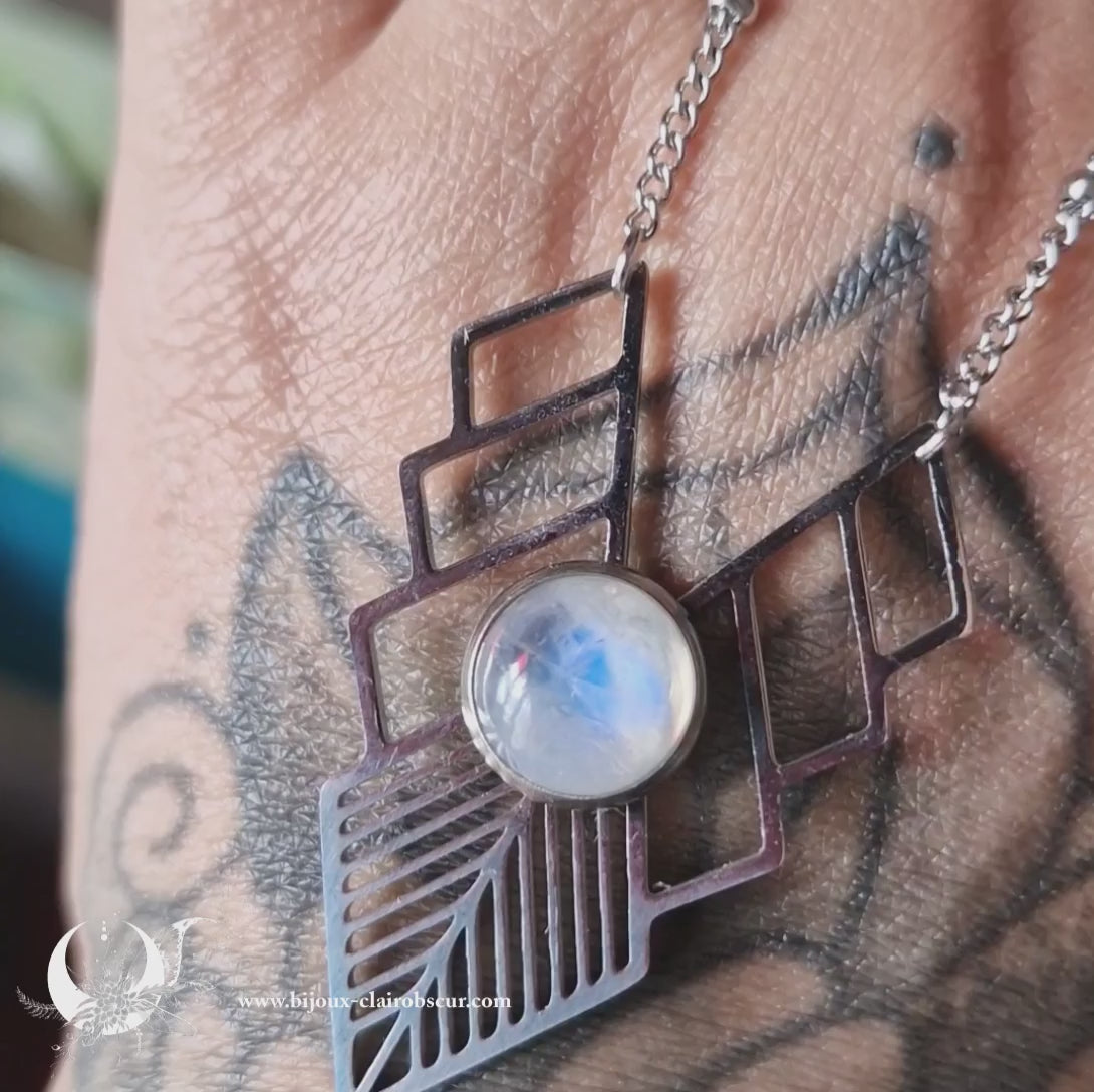 Collier "Athena" pierre au choix