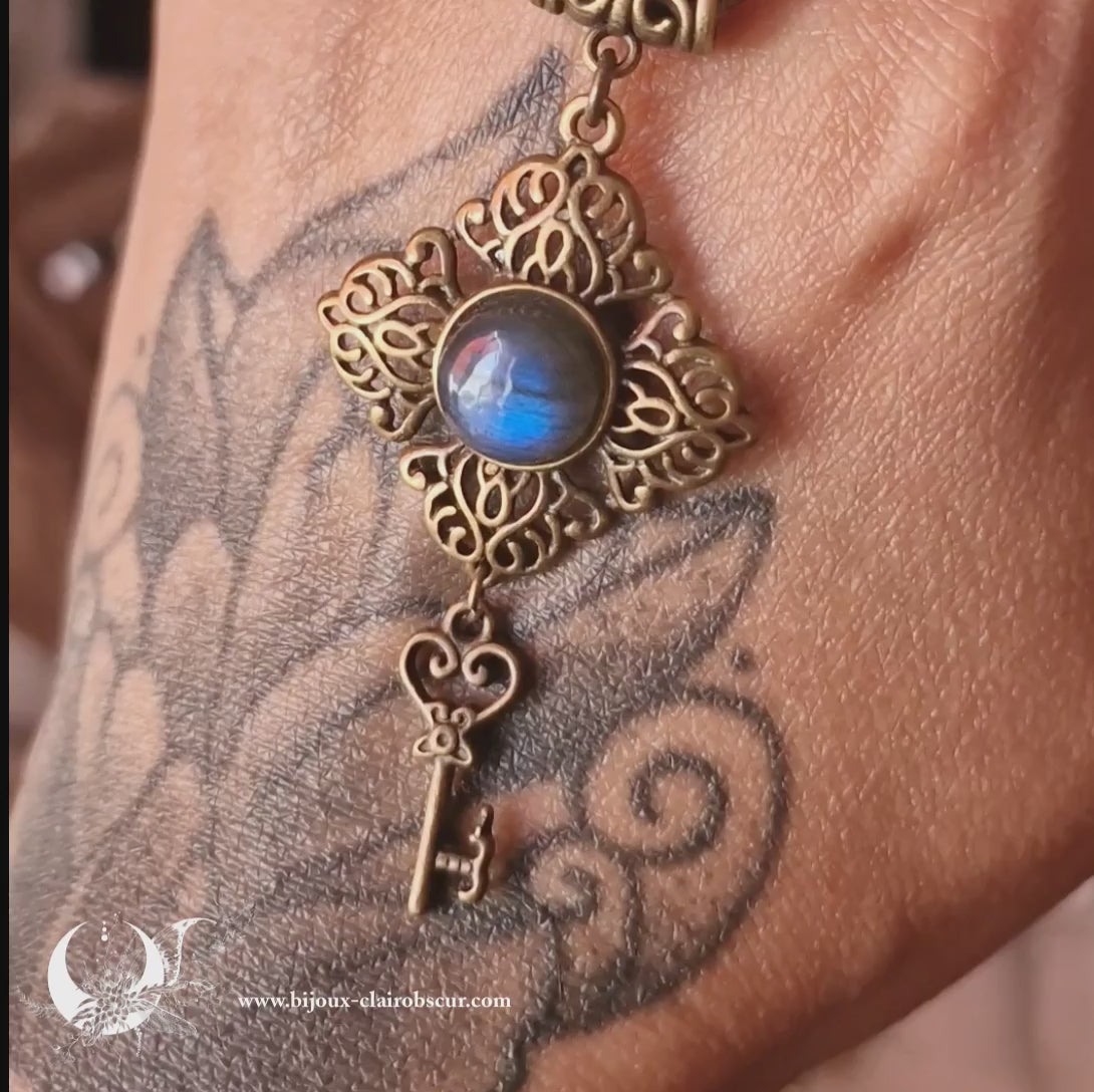Collier "Le Secret" pierre au choix