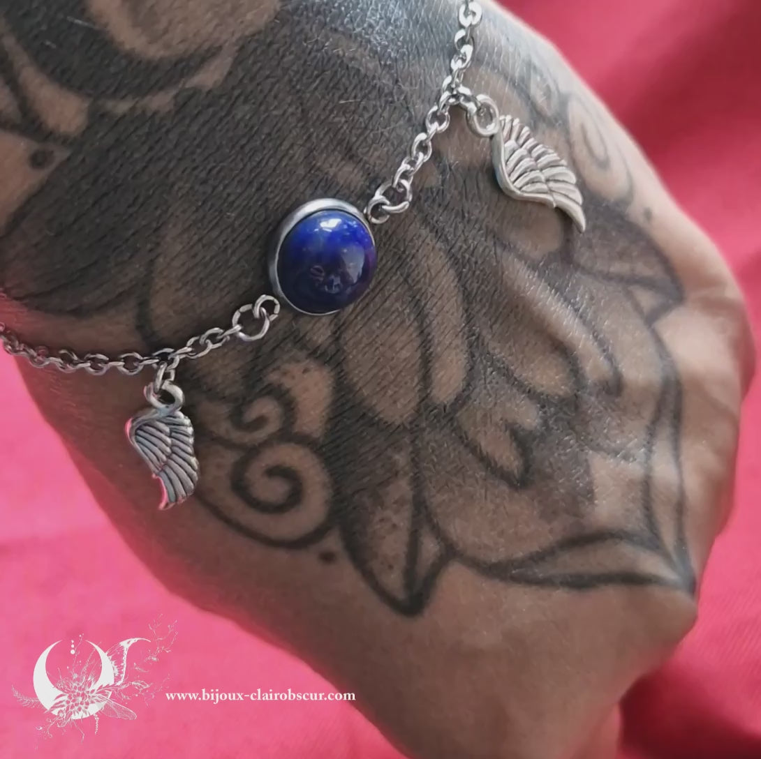 Bracelet Fantaisie, pierre au choix - Personnalisable et ajustable