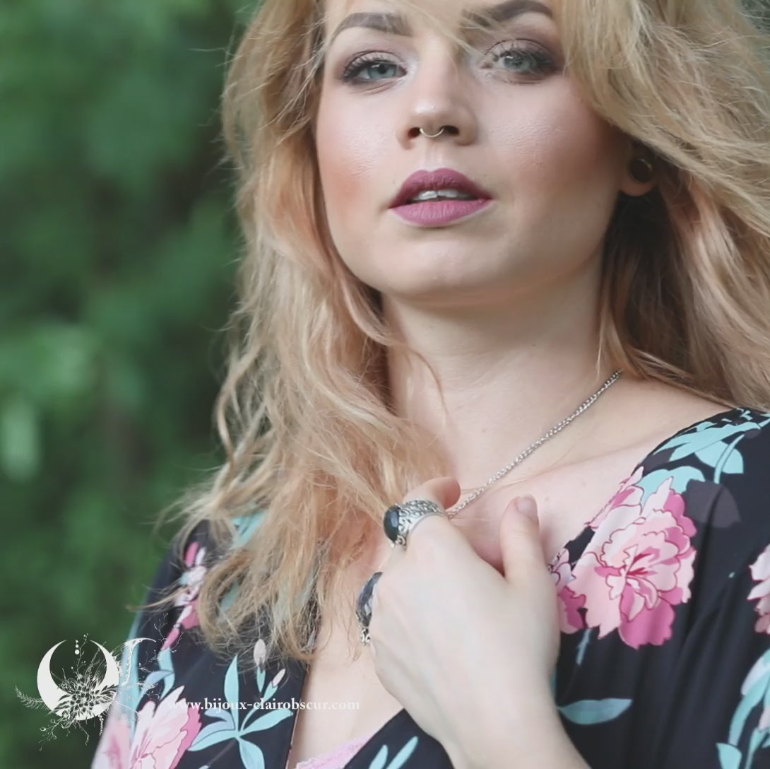 Collier "Angel" pierre au choix