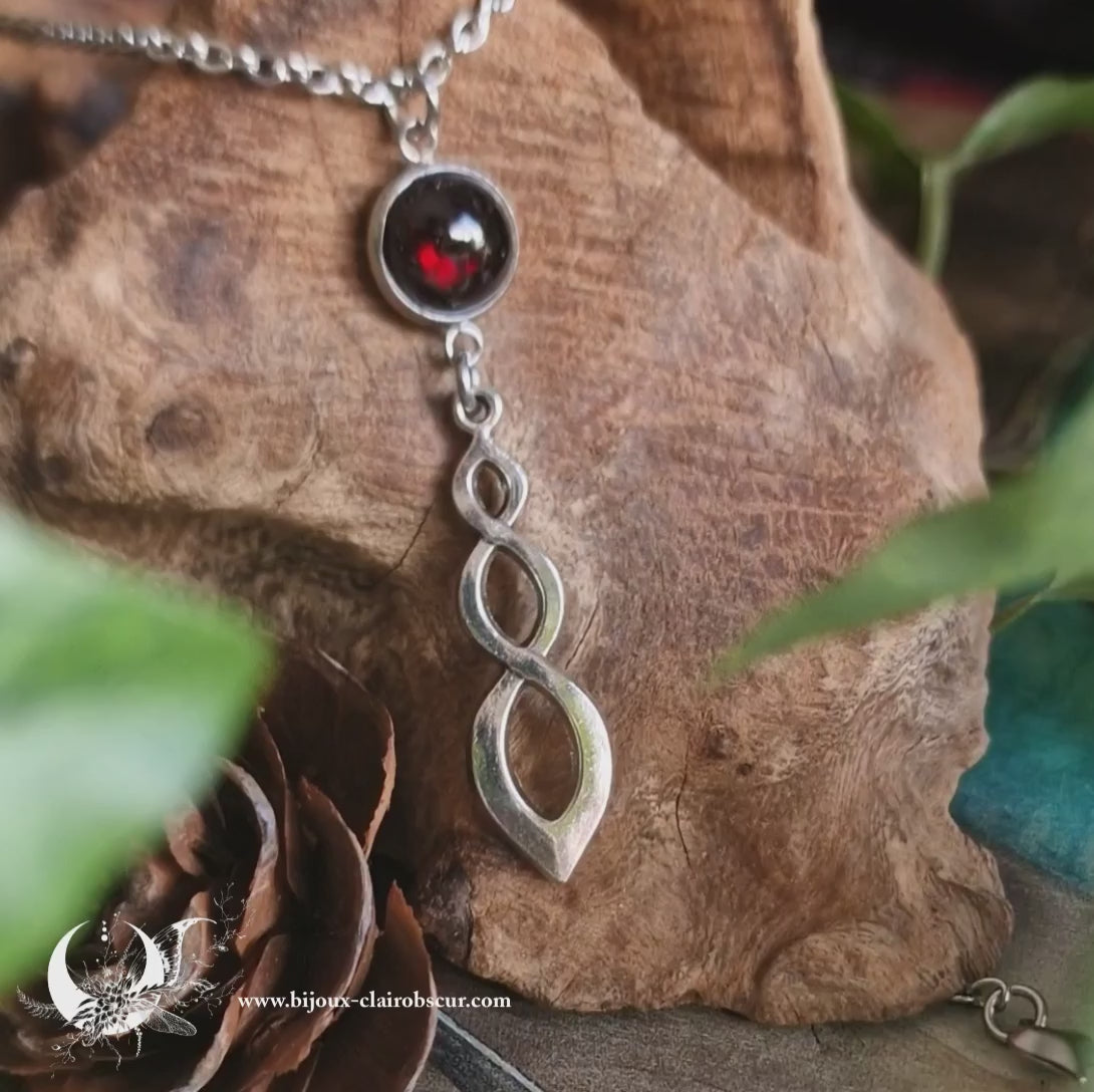Collier "Ananta" pierre au choix