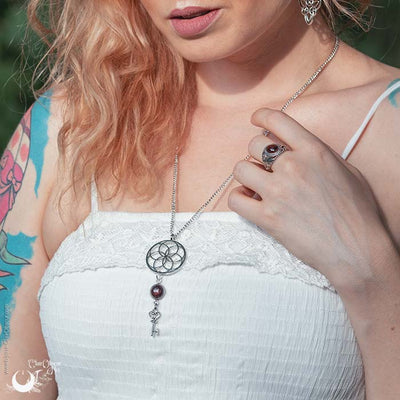 Bague "Swan" Cyanite ajustable, en Argent 925 - Illustrations & Bijoux fantaisie ClairObscur Art