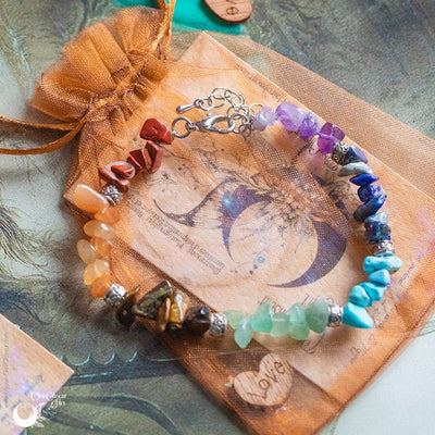 Bracelets CHAKRAS - Deux versions - Illustrations & Bijoux fantaisie ClairObscur Art